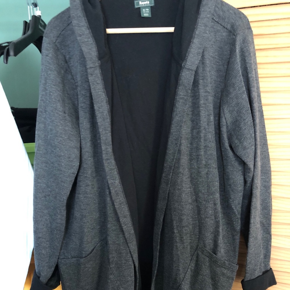 Roots Hooded Cotton Sweater